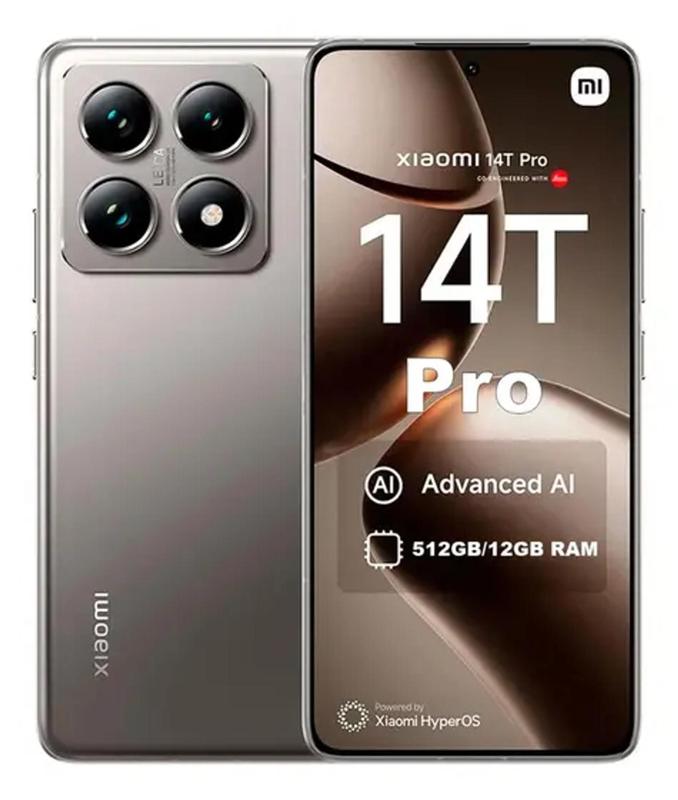 Smartphone Xiaomi 14T Pro 12gb RAM 512gb 5G Global Dual SIM Tela